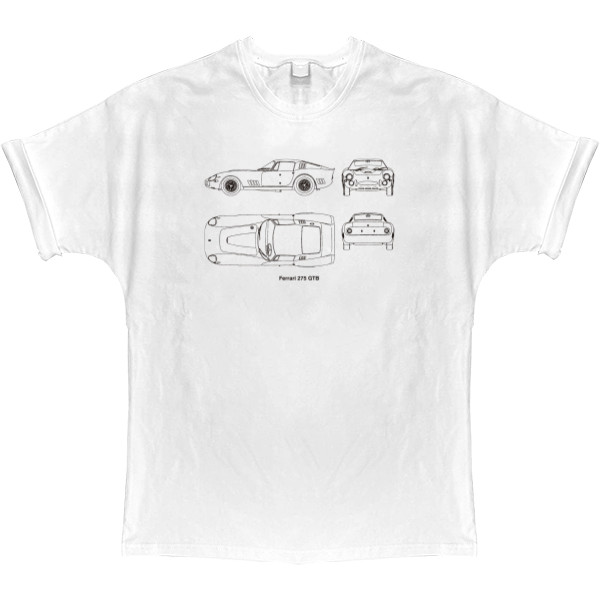 T-shirt Oversize - Ferrari 275 - Mfest