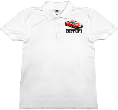 Man's Polo Shirt Fruit of the loom - Ferrari 10 - Mfest