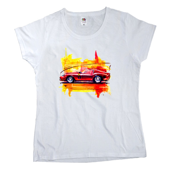 Women's T-shirt Fruit of the loom - Ferrari 8 - Mfest