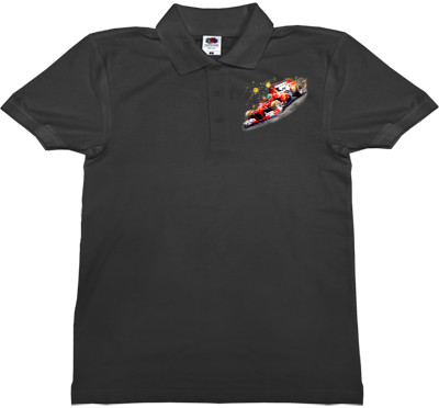 Man's Polo Shirt Fruit of the loom - Ferrari 6 - Mfest