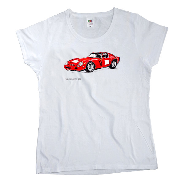 Women's T-shirt Fruit of the loom - Ferrari 5 - Mfest