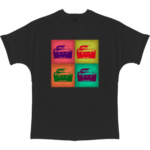 T-shirt Oversize - Ferrari 3 - Mfest