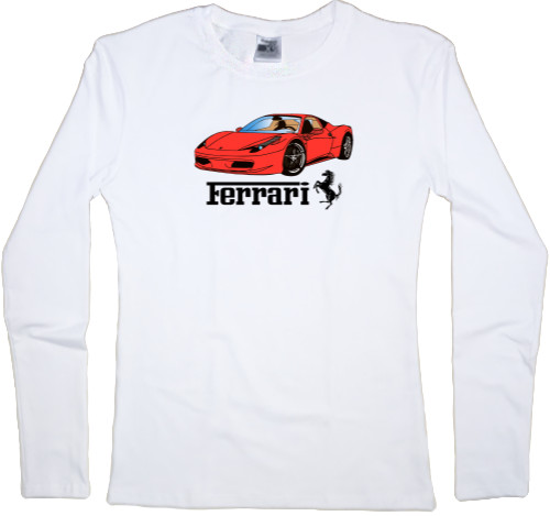 Women's Longsleeve Shirt - Ferrari 1 - Mfest