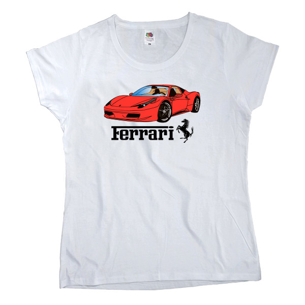 Women's T-shirt Fruit of the loom - Ferrari 1 - Mfest