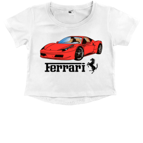 Кроп - топ Преміум Дитячий - Ferrari 1 - Mfest