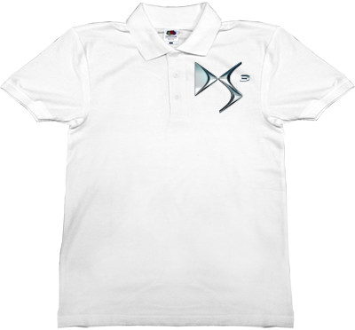 Man's Polo Shirt Fruit of the loom - Citroen DS3 logo - Mfest