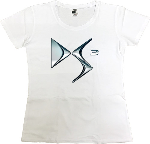 Women's Premium T-Shirt - Citroen DS3 logo - Mfest