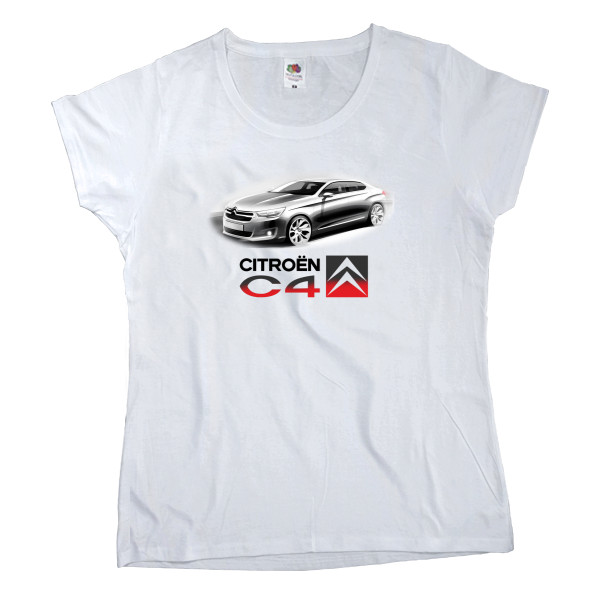 Women's T-shirt Fruit of the loom - Citroen C4 - Mfest