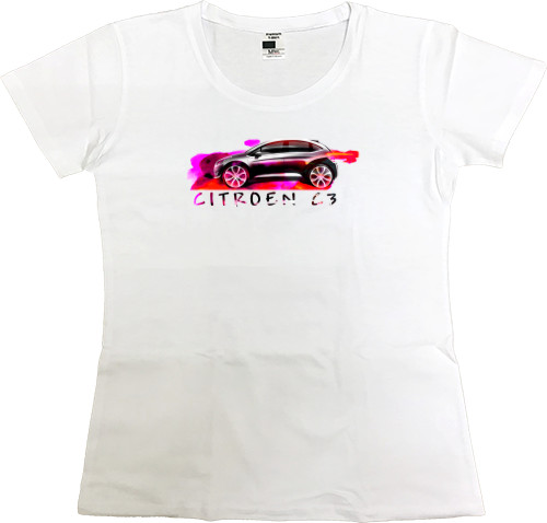 Women's Premium T-Shirt - Citroen C3 - 2 - Mfest