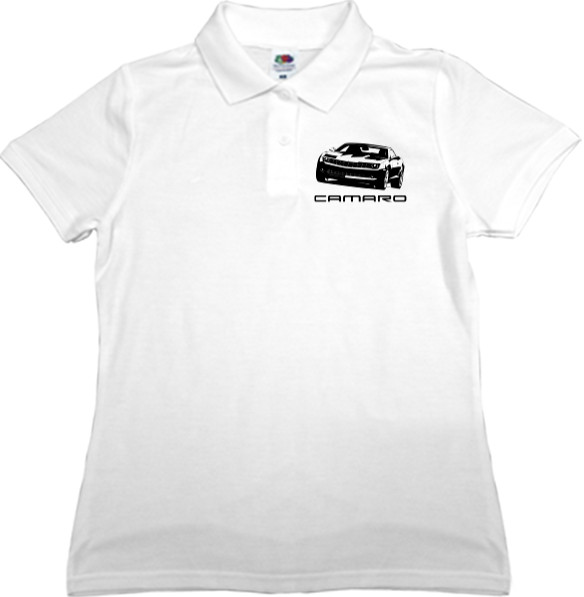 Women's Polo Shirt Fruit of the loom - Chevrolet Camaro 1 - Mfest