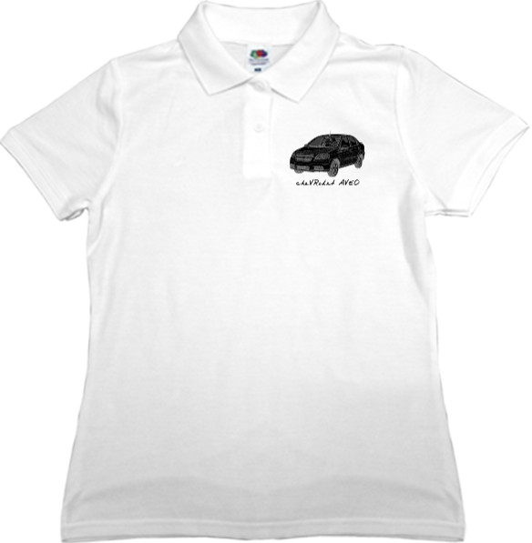 Women's Polo Shirt Fruit of the loom - Chevrolet Aveo - Mfest