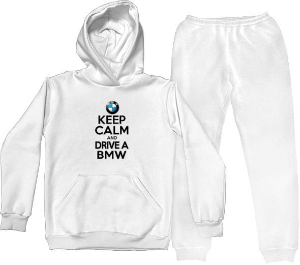 Костюм спортивный Женский - Keep calm and drive a BMW - Mfest