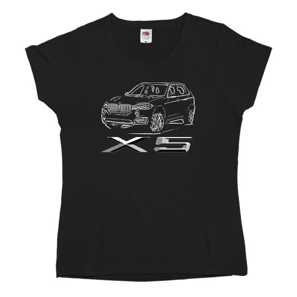 Women's T-shirt Fruit of the loom - BMW X5 - Mfest