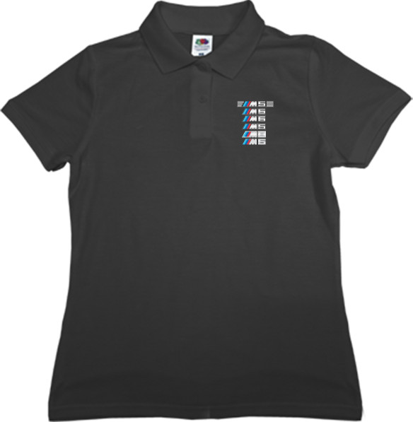 Women's Polo Shirt Fruit of the loom - BMW M5 - Mfest