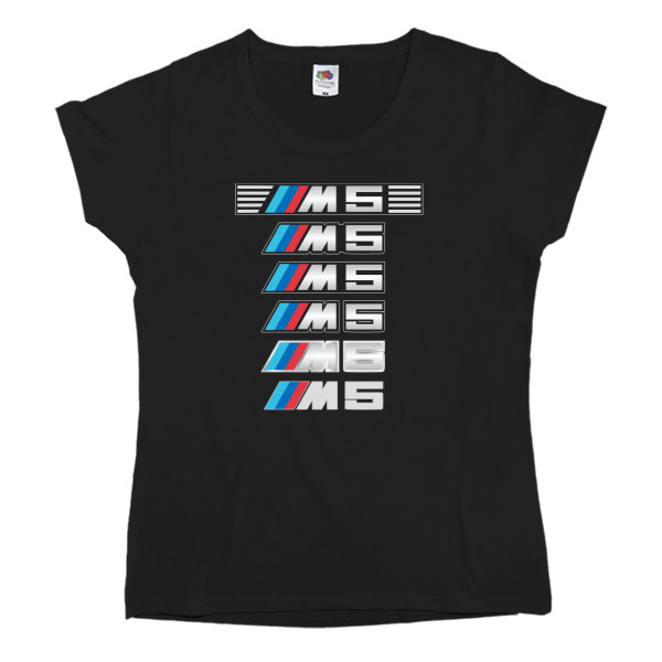 Women's T-shirt Fruit of the loom - BMW M5 - Mfest