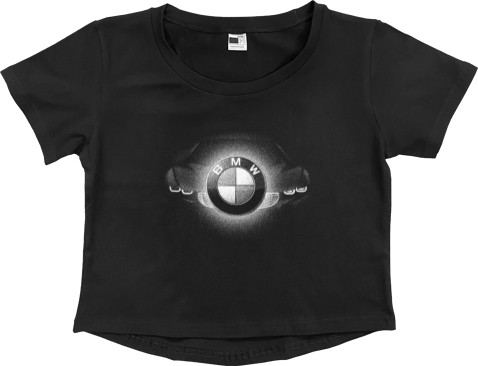 Women's Cropped Premium T-Shirt - BMW 2 - Mfest