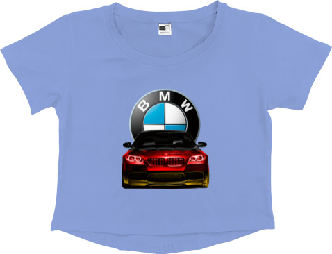 Women's Cropped Premium T-Shirt - BMW 1 - Mfest