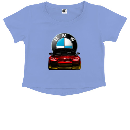 Kids' Premium Cropped T-Shirt - BMW 1 - Mfest