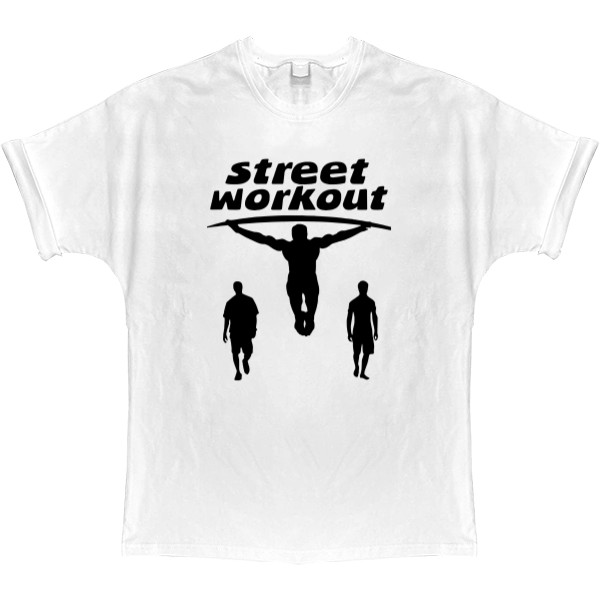 T-shirt Oversize - Street workout 5 - Mfest