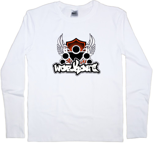 Men's Longsleeve Shirt - Street workout 3 for gray - Mfest