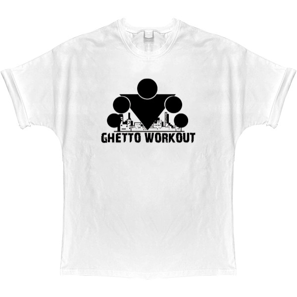 T-shirt Oversize - Ghetto workout - Mfest