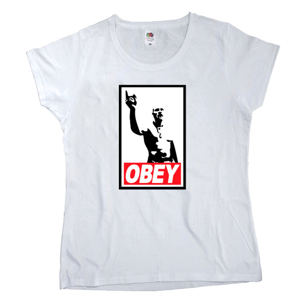 Women's T-shirt Fruit of the loom - OBEY Technoviking - Mfest