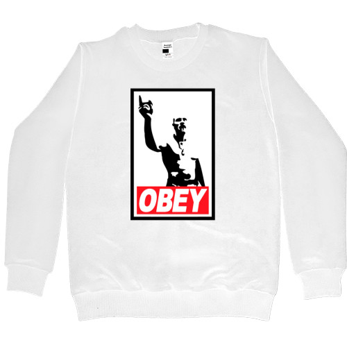 Women's Premium Sweatshirt - OBEY Technoviking - Mfest