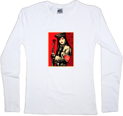 Women's Longsleeve Shirt - OBEY Peace Guard - Mfest