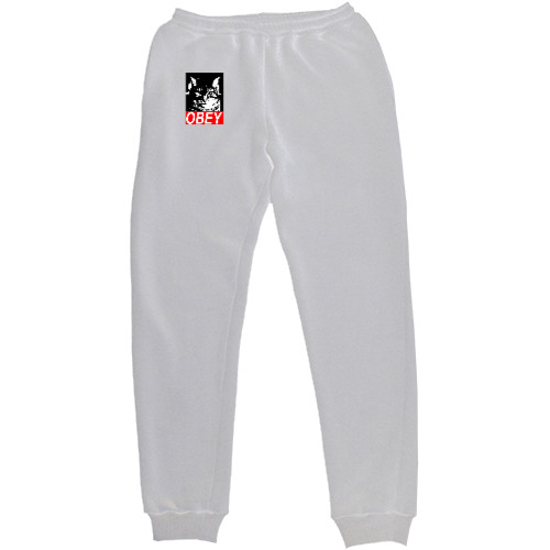 Women's Sweatpants - Obey cat - Mfest