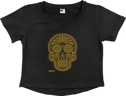 Women's Cropped Premium T-Shirt - Obey (14) - Mfest