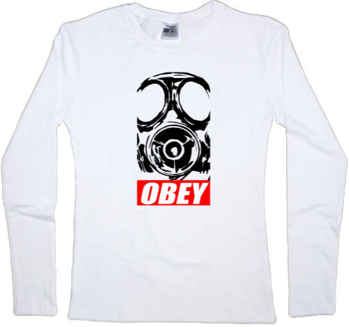 Футболка з Довгим Рукавом Жіноча - Obey (12) - Mfest