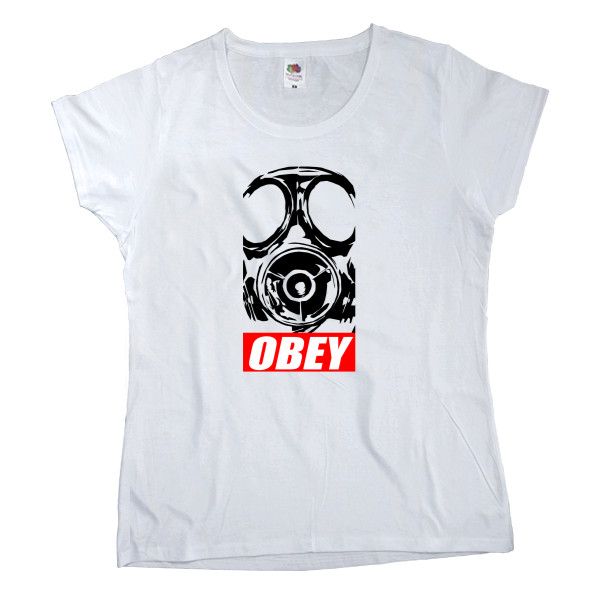 Women's T-shirt Fruit of the loom - Obey (12) - Mfest