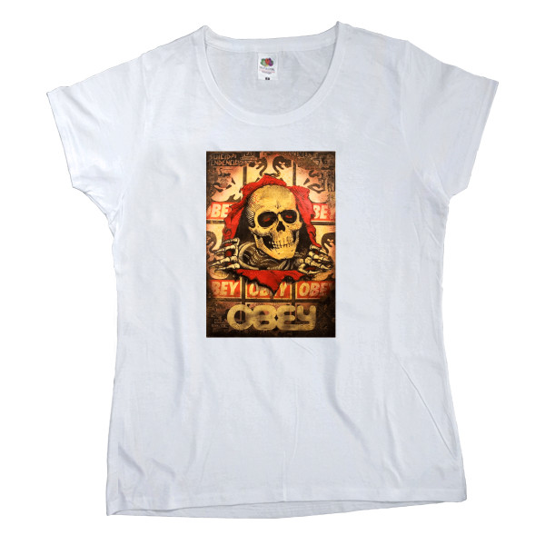 Women's T-shirt Fruit of the loom - Obey (11) - Mfest