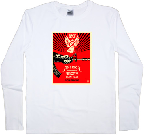 Men's Longsleeve Shirt - Obey (10) - Mfest