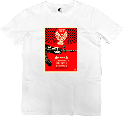 Men’s Premium T-Shirt - Obey (10) - Mfest