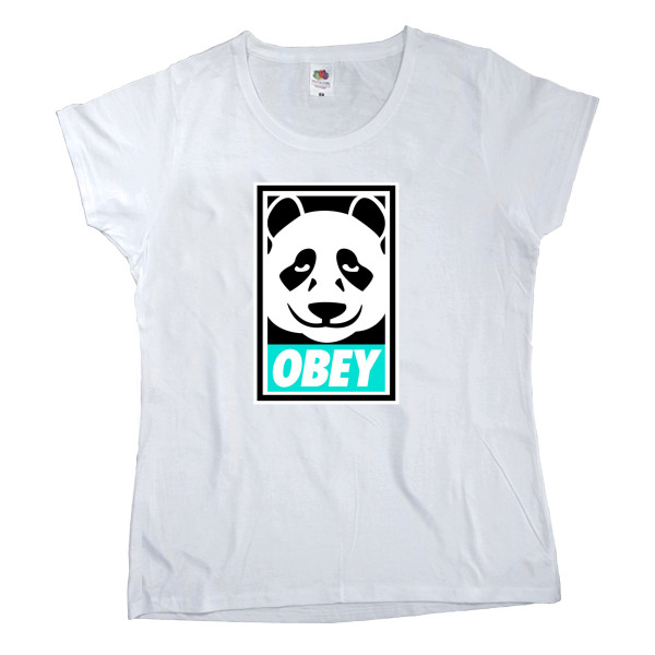 Women's T-shirt Fruit of the loom - Obey (8) - Mfest