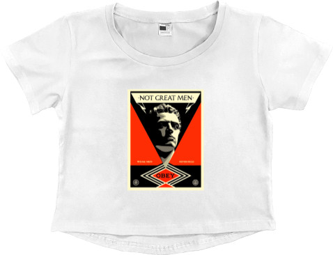 Women's Cropped Premium T-Shirt - Obey (7) - Mfest