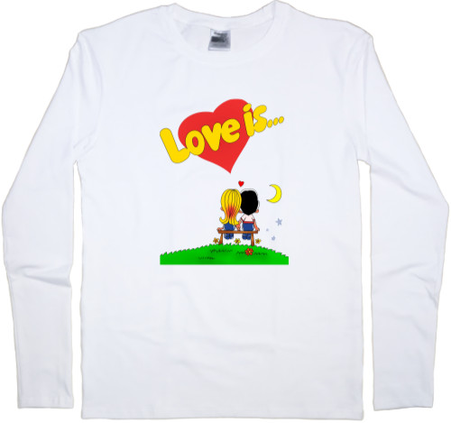 Men's Longsleeve Shirt - Love is... - Mfest