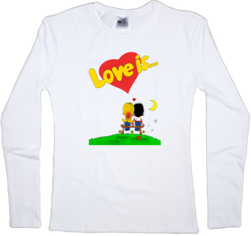 Women's Longsleeve Shirt - Love is... - Mfest