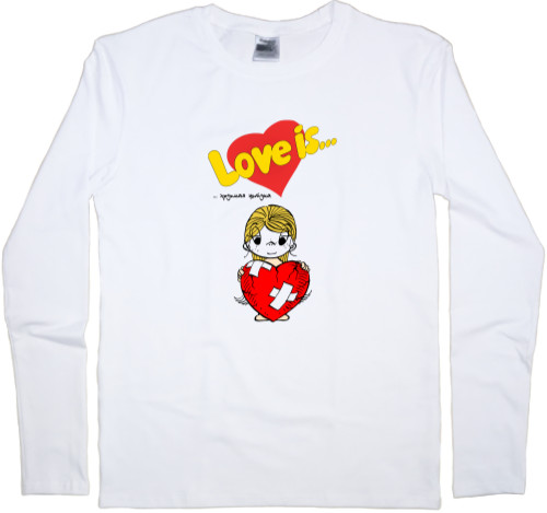 Men's Longsleeve Shirt - Love is хрупкая штука - Mfest