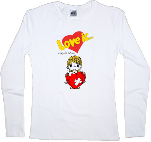 Women's Longsleeve Shirt - Love is хрупкая штука - Mfest