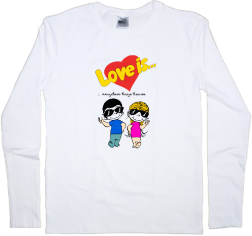 Men's Longsleeve Shirt - Love is танцевать всегда вместе - Mfest