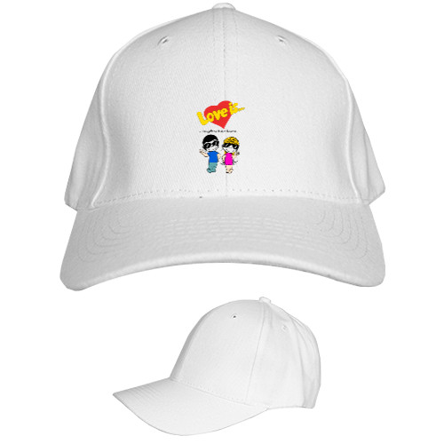 Kids' Baseball Cap 6-panel - Love is танцевать всегда вместе - Mfest