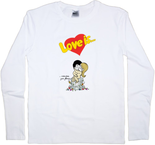 Men's Longsleeve Shirt - Love is счастье для двоих - Mfest