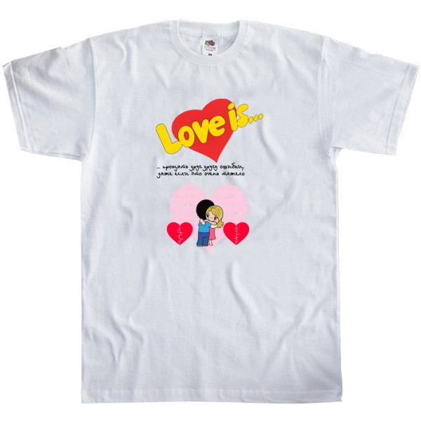 Kids' T-Shirt Fruit of the loom - Love is прощать друг другу ошибки - Mfest