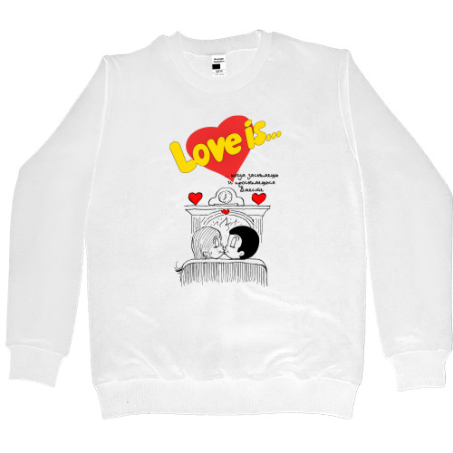 Kids' Premium Sweatshirt - Love is когда просыпаешься вместе - Mfest