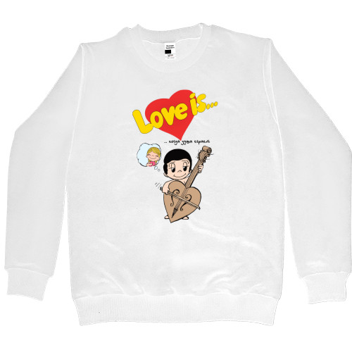 Women's Premium Sweatshirt - Love is когда душа играет - Mfest