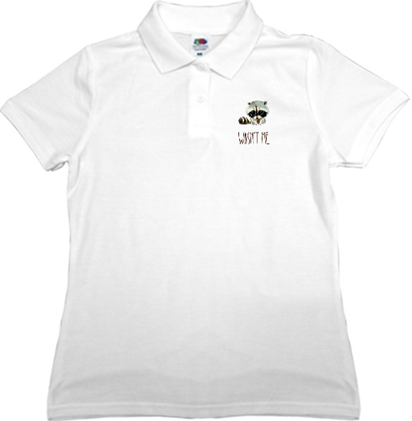 Women's Polo Shirt Fruit of the loom - Енот 3 - Mfest