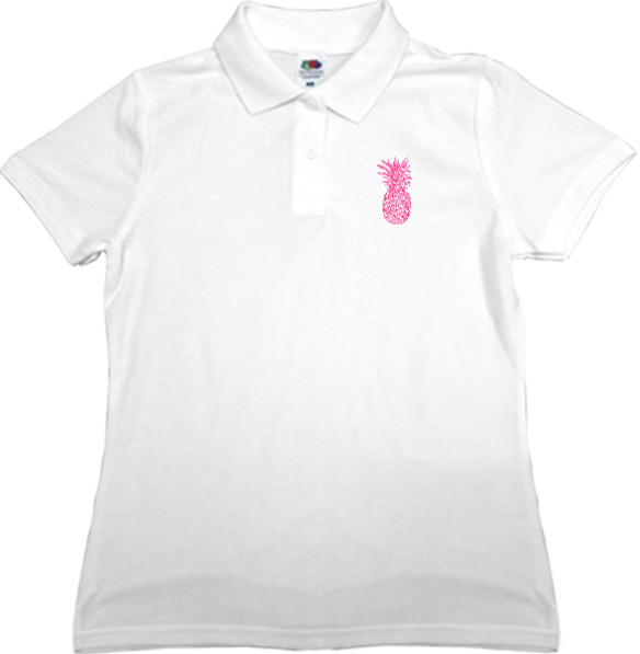 Women's Polo Shirt Fruit of the loom - Ананас 2 - Mfest