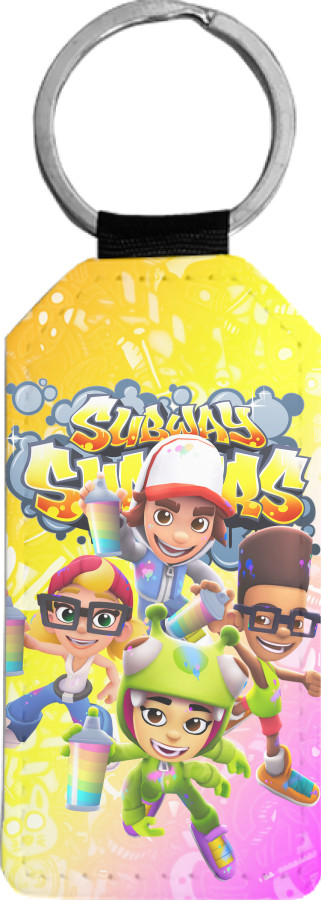 Rectangular Keychain - Subway Surfers (7) - Mfest